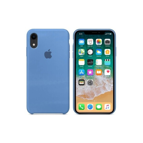 

Чехол (Silicone Case) для iPhone XR Original Cornflower