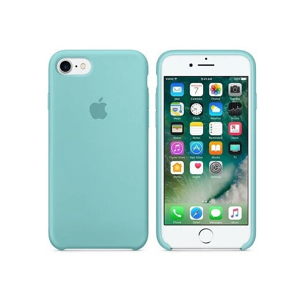 

Чехол (Silicone Case) для iPhone 7, iPhone 8 Original Sea Blue