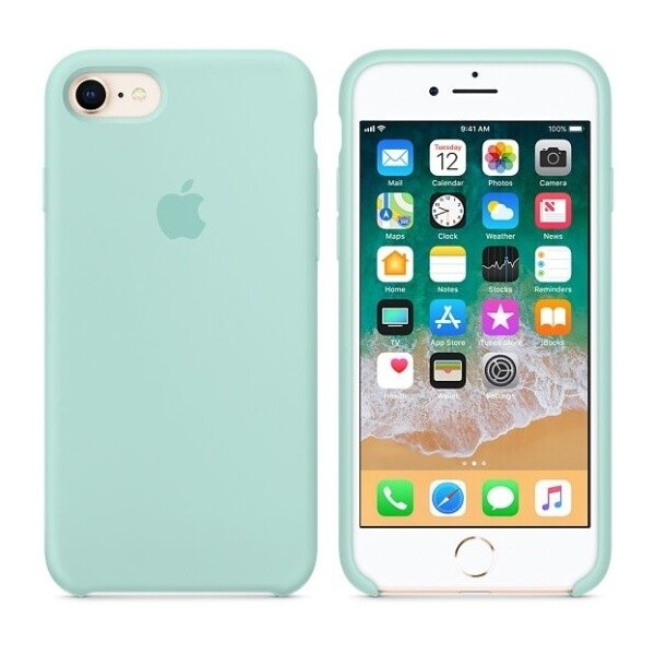 

Чехол (Silicone Case) для iPhone 7, iPhone 8 Original Marine Green
