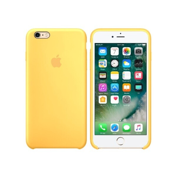 

Чехол (Silicone Case) для iPhone 6 plus, iPhone 6S Plus Yellow