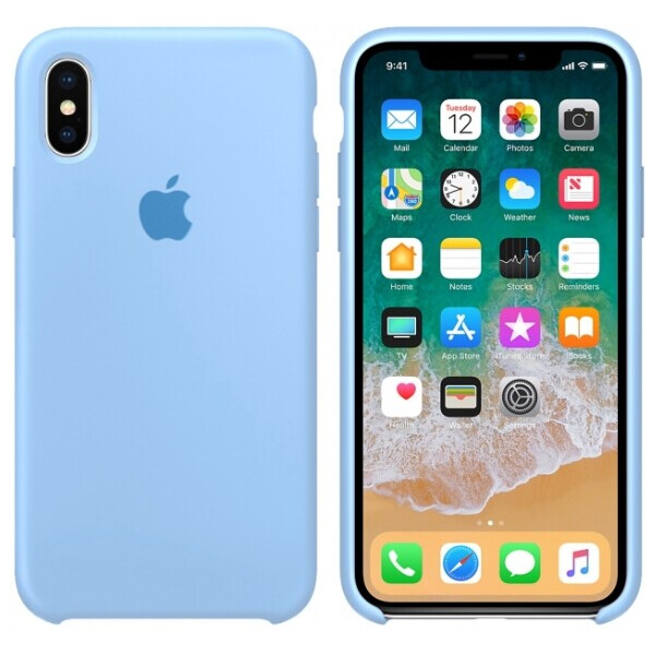

Чехол (Silicone Case) для iPhone X, iPhone XS Original Sky Blue