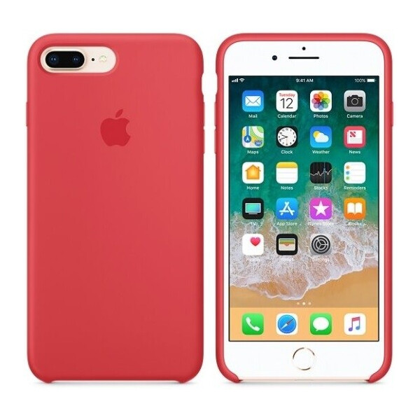 

Чехол (Silicone Case) для iPhone 7 Plus, iPhone 8 Plus Original Red Raspberry