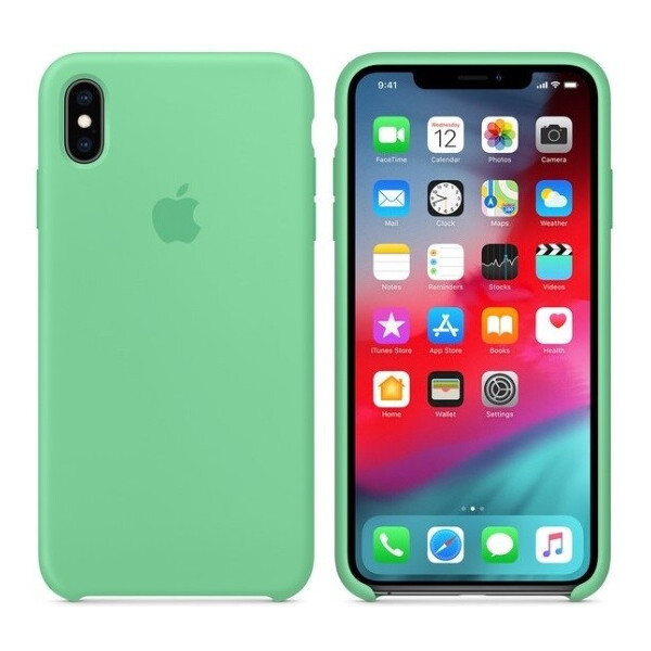 

Чехол (Silicone Case) для iPhone X, iPhone XS Original Spearmint