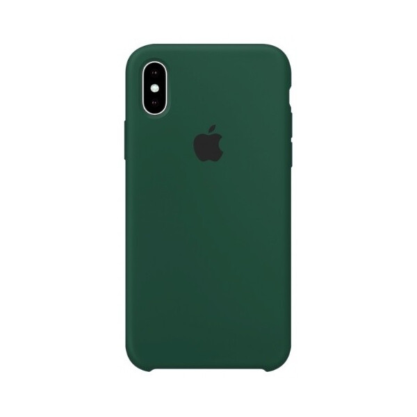 

Чехол (Silicone Case) для iPhone X, iPhone XS Dark Green