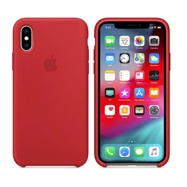 

Чехол (Silicone Case) для iPhone X, iPhone XS Red