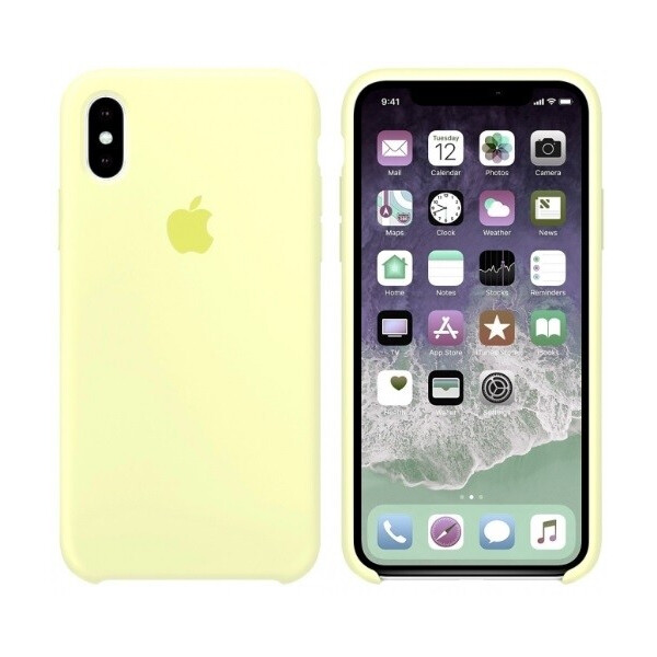 

Чехол (Silicone Case) для iPhone XS Max Original Mellow Yellow