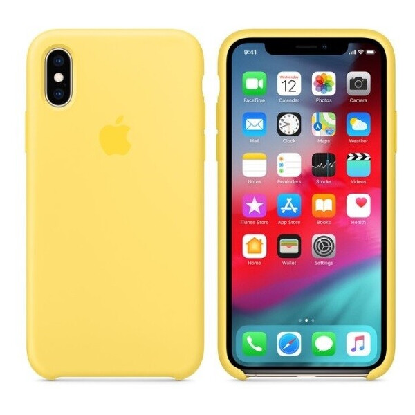 

Чехол (Silicone Case) для iPhone X, iPhone XS Original Canary Yellow