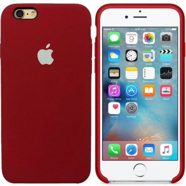 

Чехол (Silicone Case) для iPhone 7, iPhone 8 Original Burgundy Red