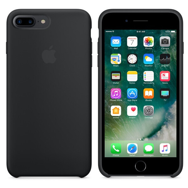 

Чехол (Silicone Case) для iPhone 7 Plus, iPhone 8 Plus Black