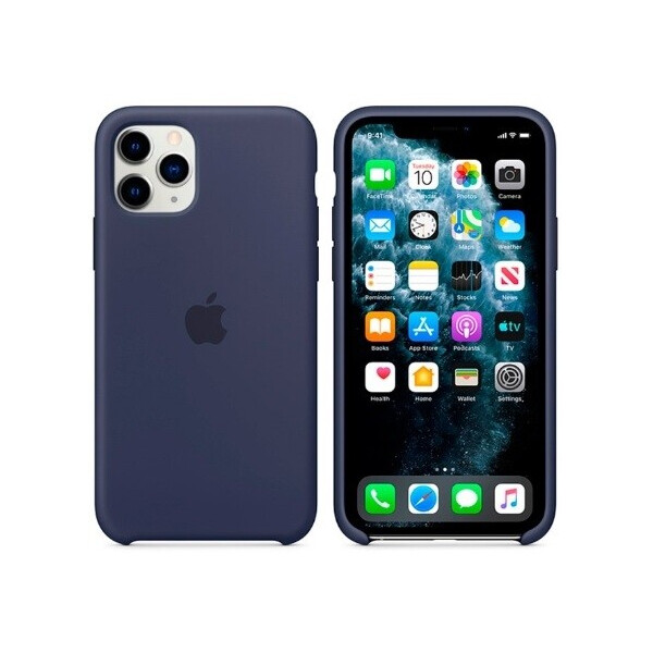 

Чехол (Silicone Case) для iPhone 11 Pro Max Original Midnight Blue