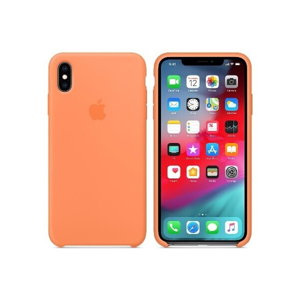 

Чехол (Silicone Case) для iPhone XS Max Original Papaya