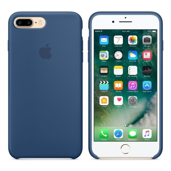 

Чехол (Silicone Case) для iPhone 7 Plus, iPhone 8 Plus Original Blue Cobalt
