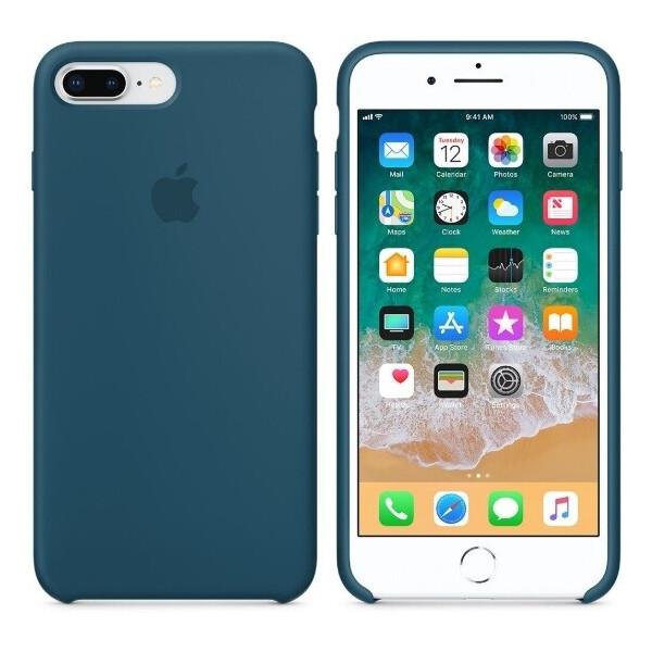 

Чехол (Silicone Case) для iPhone 7 Plus, iPhone 8 Plus Original Cosmos Blue