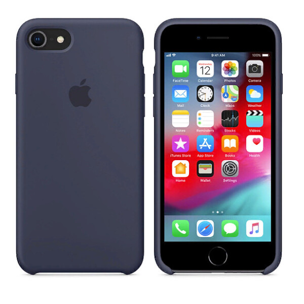 

Чехол (Silicone Case) для iPhone 7, iPhone 8 Blue