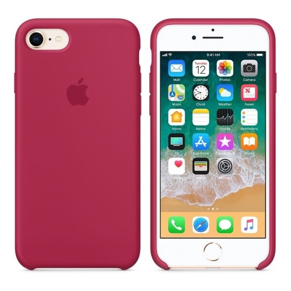 

Чехол (Silicone Case) для iPhone 7, iPhone 8 Original Rose Red