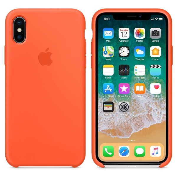

Чехол (Silicone Case) для iPhone X, iPhone XS Original Orange