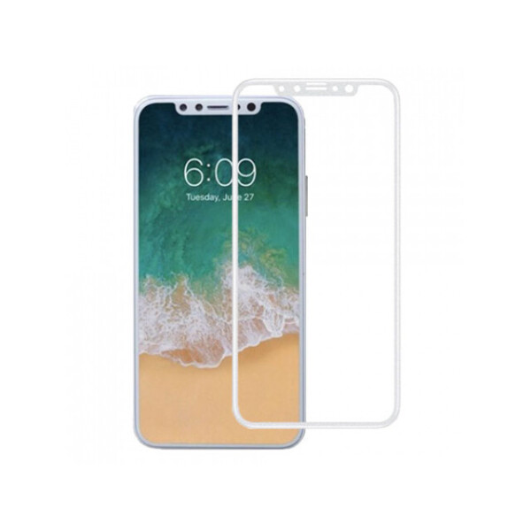 

Защитное стекло (броня) для iPhone X, Xs 3D White (0.26 mm)