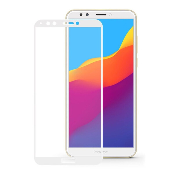 

Защитное стекло (броня) для Huawei Y7 2018 3D White