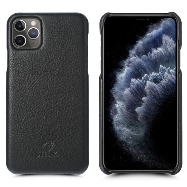 

Кожаная накладка Stenk Cover для Apple iPhone 11 Pro Max Черный