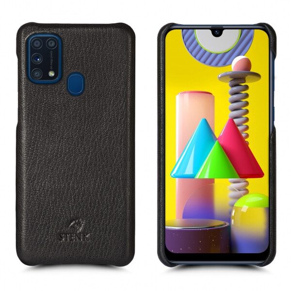 

Кожаная накладка Stenk Cover для Samsung Galaxy M31 Черный