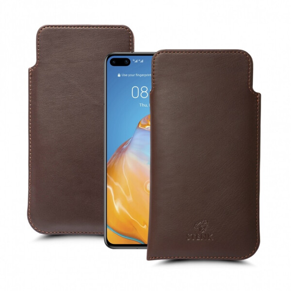 

Футляр Stenk Elegance для Huawei P40 Коричневый