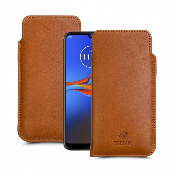 

Футляр Stenk Elegance для Motorola Moto E6 Plus Camel