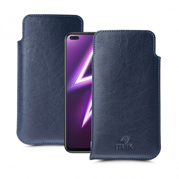 

Футляр Stenk Elegance для Realme 6 Pro Синий