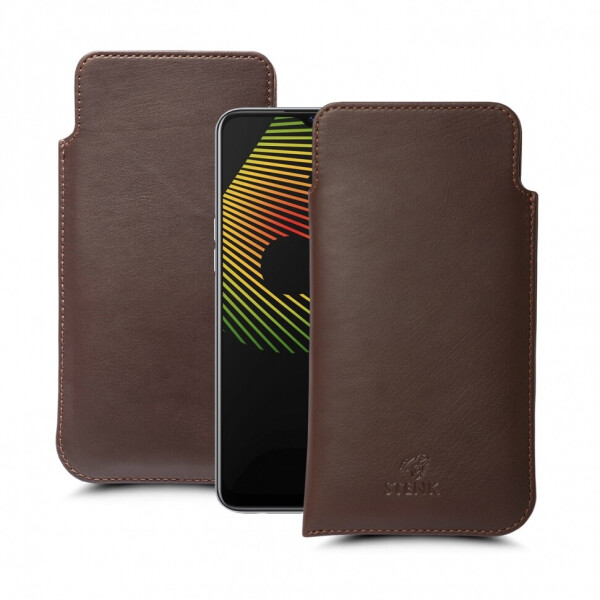 

Футляр Stenk Elegance для Realme 6i Коричневый