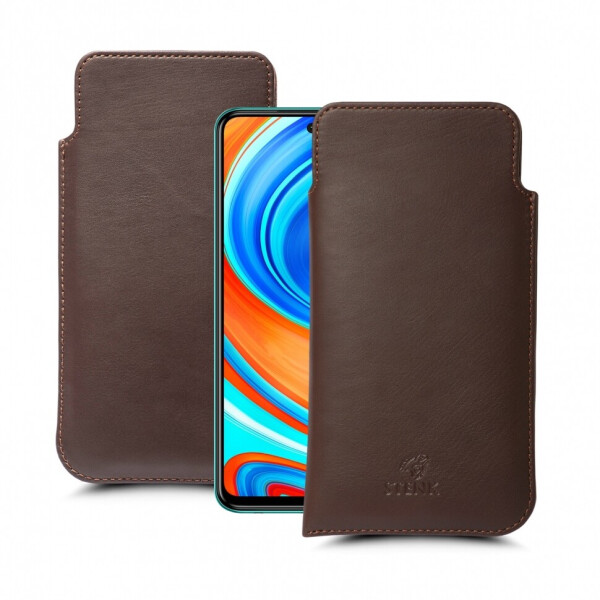 

Футляр Stenk Elegance для Xiaomi Redmi Note 9 Pro Коричневый