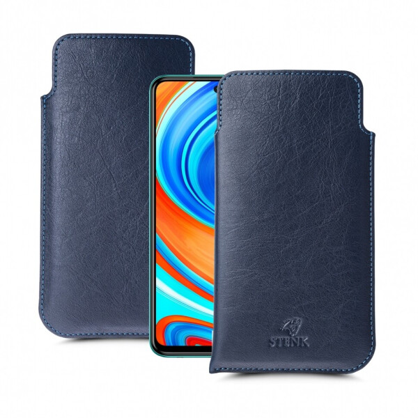 

Футляр Stenk Elegance для Xiaomi Redmi Note 9 Pro Синий