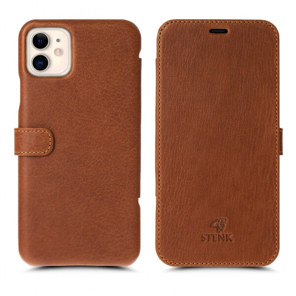 

Чехол книжка Stenk Premium для Apple iPhone 11 Camel Texas