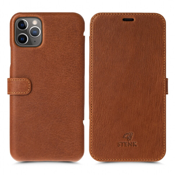 

Чехол книжка Stenk Premium для Apple iPhone 11 Pro Camel Texas