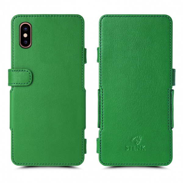 

Чехол книжка Stenk Prime для Apple iPhone X / Xs Зелёный