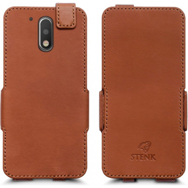 

Чехол флип Stenk Prime для Motorola Moto G4 (4th Gen) Camel (40480)