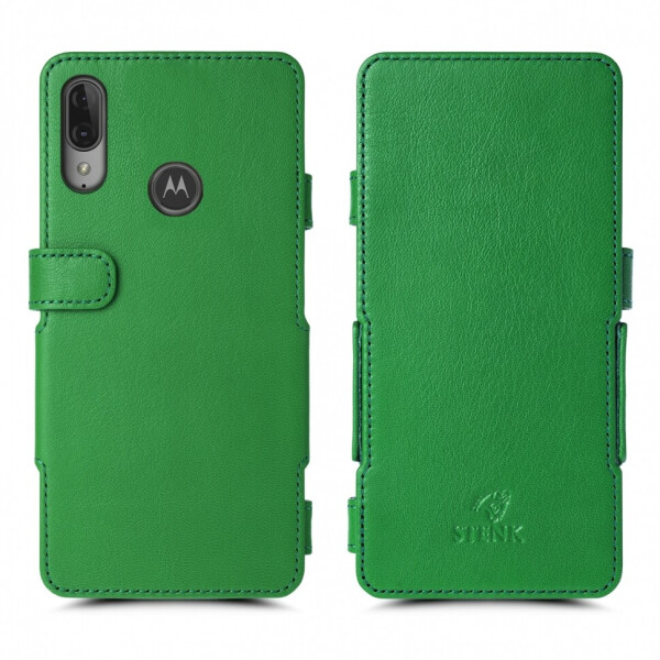 

Чехол книжка Stenk Prime для Motorola Moto E6 Plus Зелёный