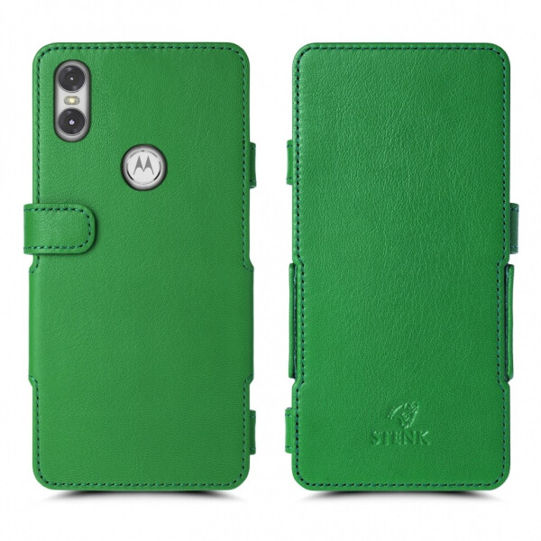 

Чехол книжка Stenk Prime для Motorola One (XT1941-4) Зелёный