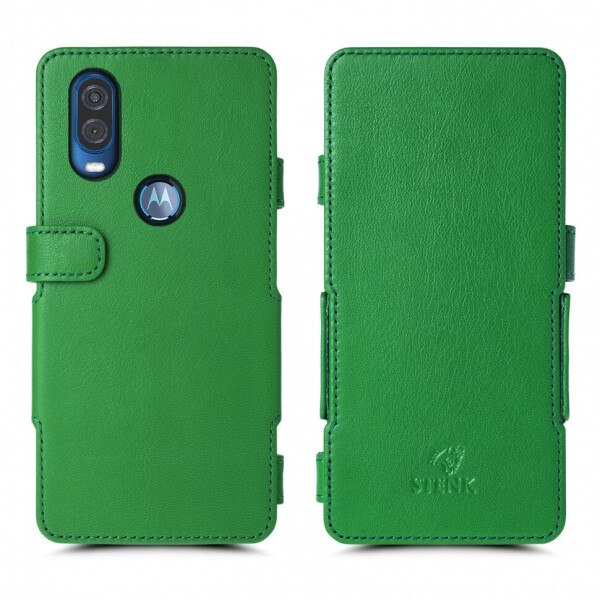 

Чехол книжка Stenk Prime для Motorola One Vision Зелёный