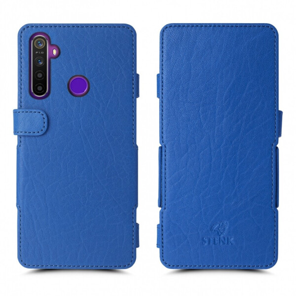 

Чехол книжка Stenk Prime для Realme 5 Ярко-синий