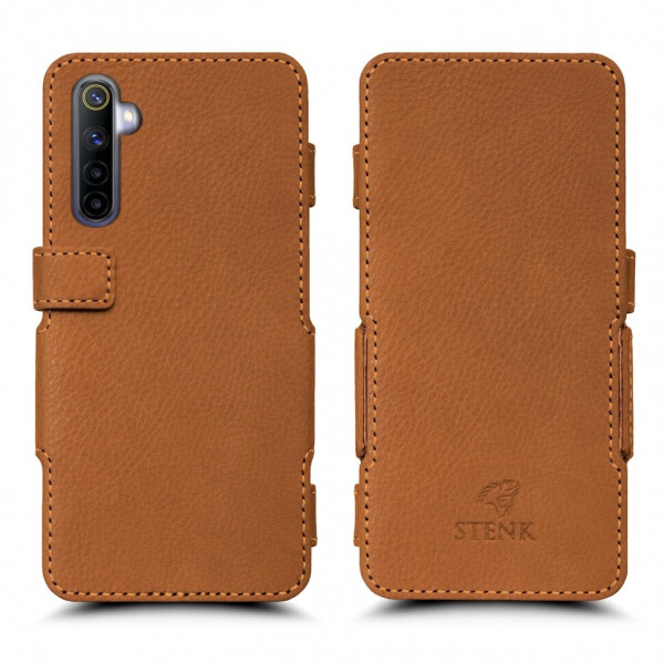 

Чехол книжка Stenk Prime для Realme 6 Camel