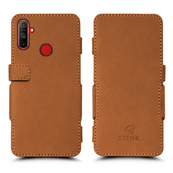 

Чехол книжка Stenk Prime для Realme C3 Camel
