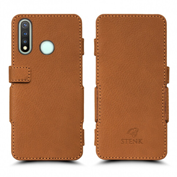 

Чехол книжка Stenk Prime для Vivo Y19 Camel