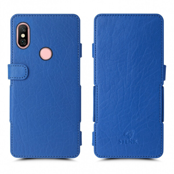

Чехол книжка Stenk Prime для Xiaomi Redmi Note 6 Pro Ярко-синий