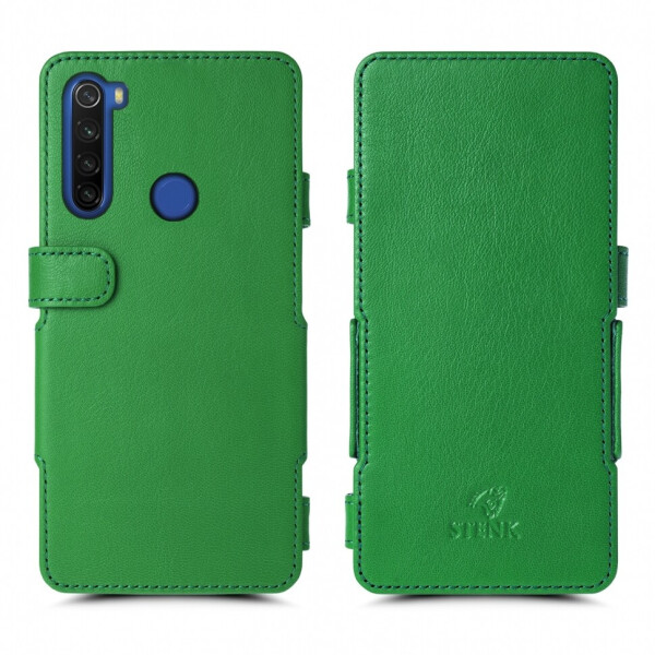 

Чехол книжка Stenk Prime для Xiaomi Redmi Note 8T Зелёный