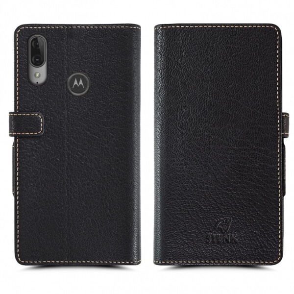 

Чехол книжка Stenk Wallet для Motorola Moto E6 Plus Чёрный