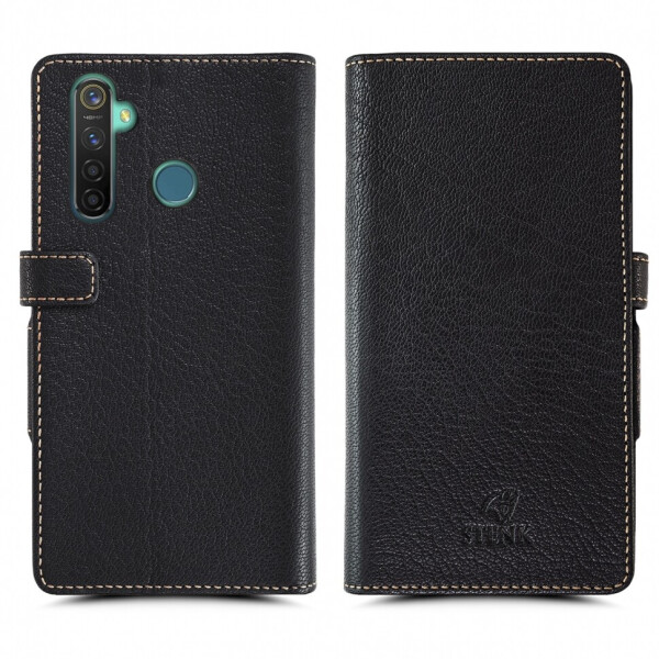 

Чехол книжка Stenk Wallet для Realme 5 Pro Чёрный
