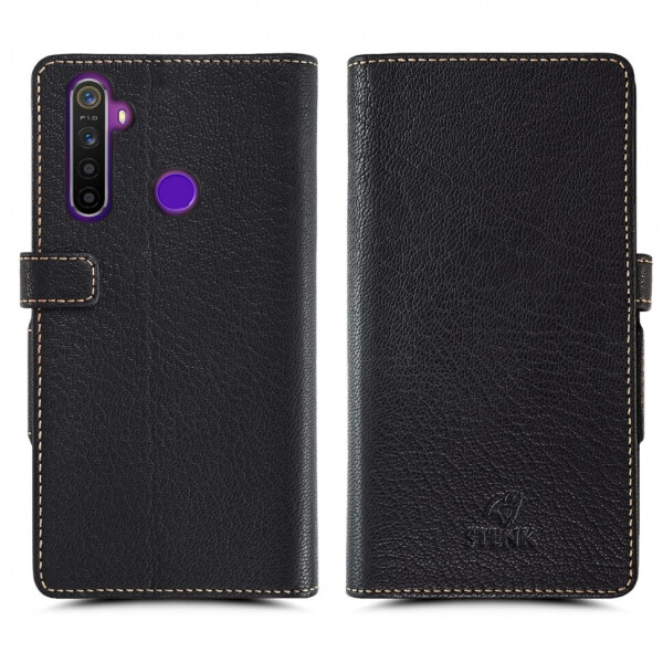 

Чехол книжка Stenk Wallet для Realme 5 Чёрный