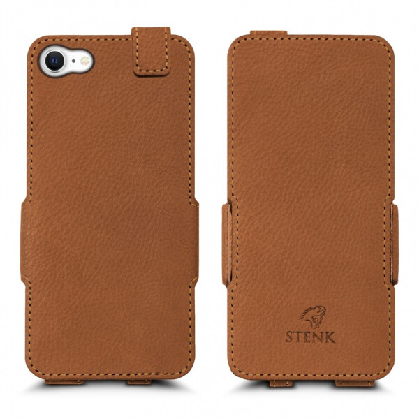 

Чехол флип Stenk Prime для Apple iPhone SE (2020) Camel