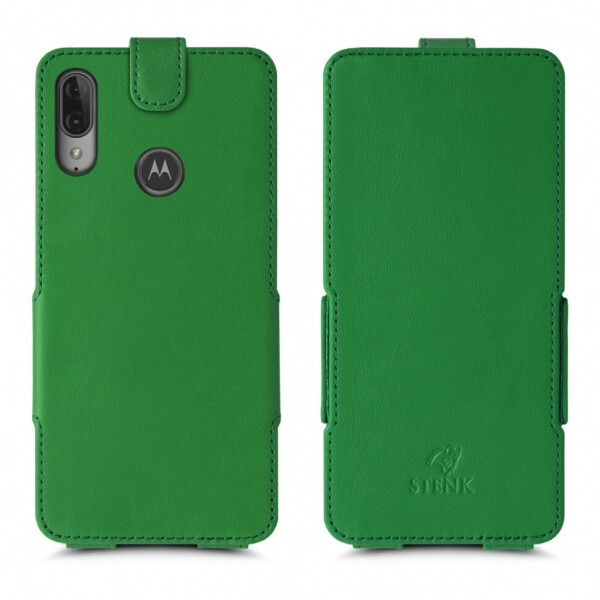 

Чехол флип Stenk Prime для Motorola Moto E6 Plus Зелёный
