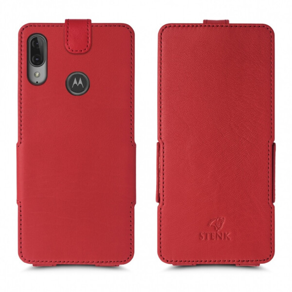

Чехол флип Stenk Prime для Motorola Moto E6 Plus Красный