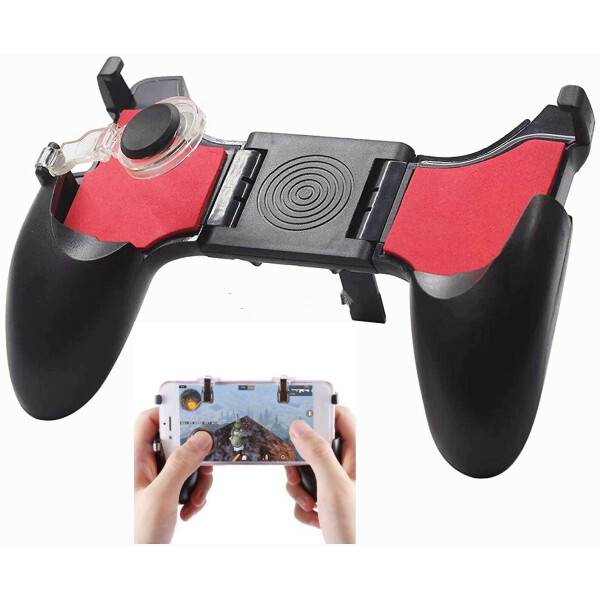 

Мобильный игровой контроллер геймпад джойстик 5 в 1 хромированные триггеры для смартфона для игр (31055540)